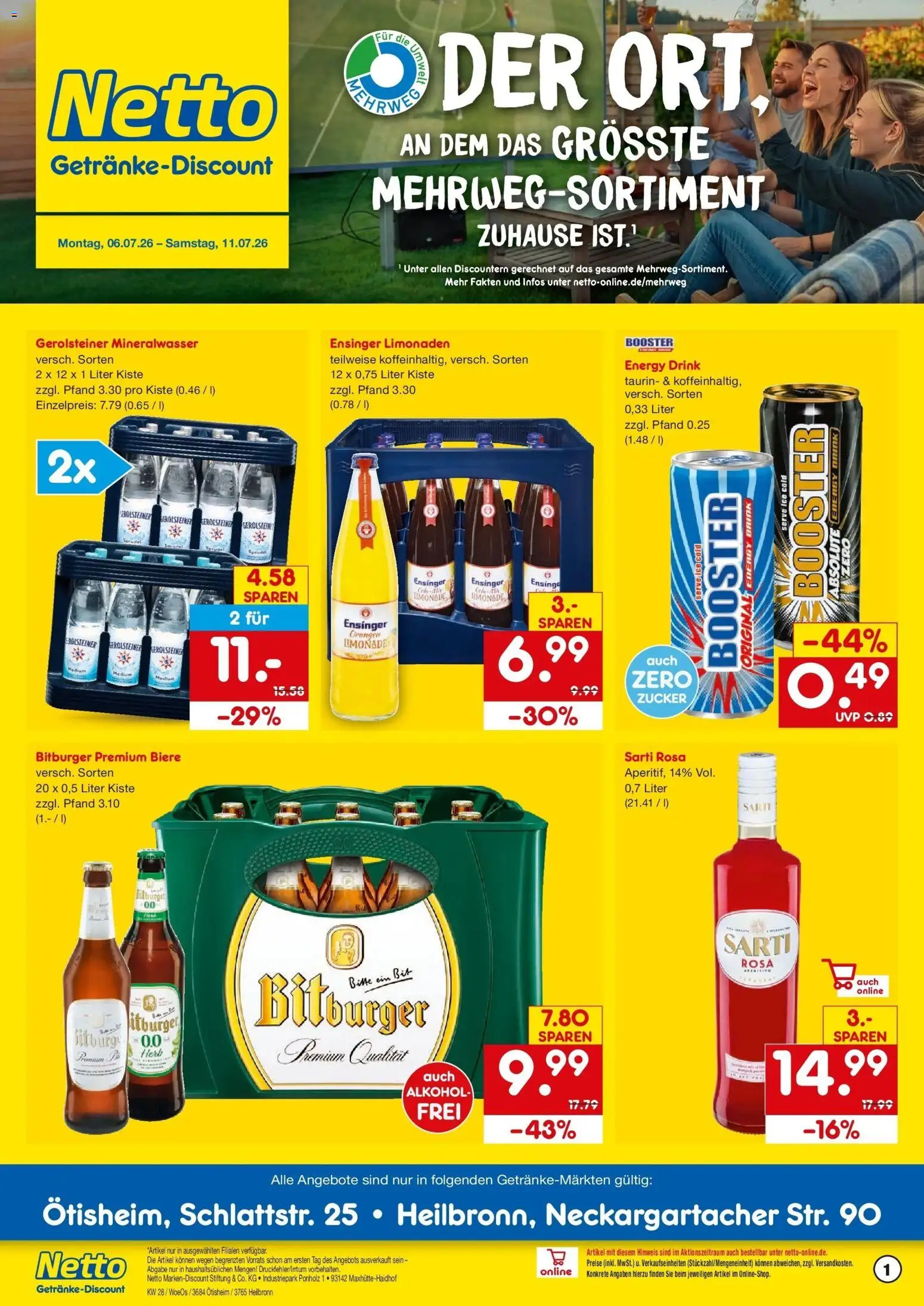 Vorschau von dem Prospekt des Geschäftes Netto Marken-Discount, gültig ab dem 05.07.2026