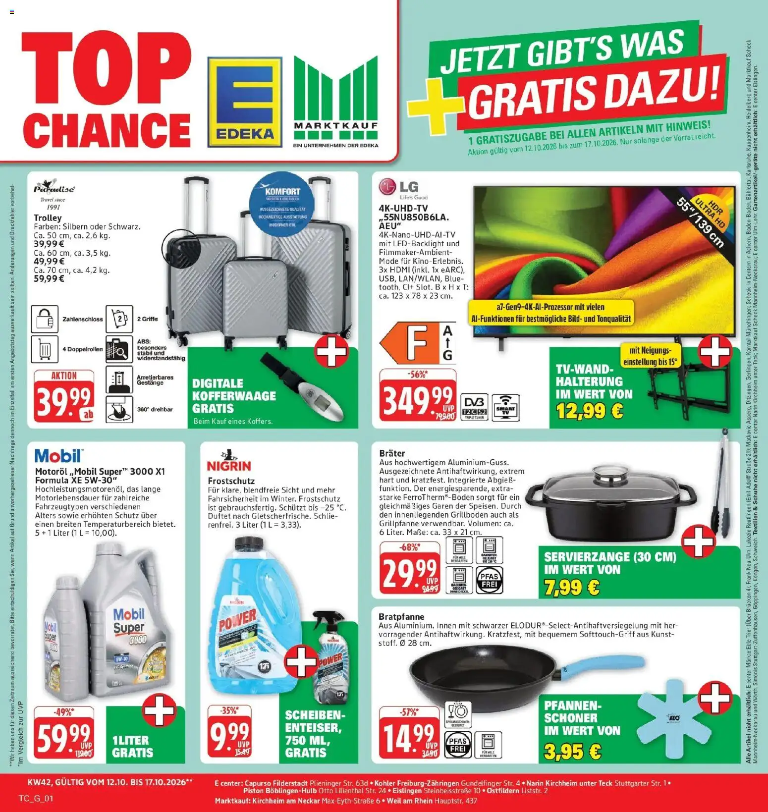 Vorschau von dem Prospekt des Geschäftes Edeka, gültig ab dem 12.10.2026
