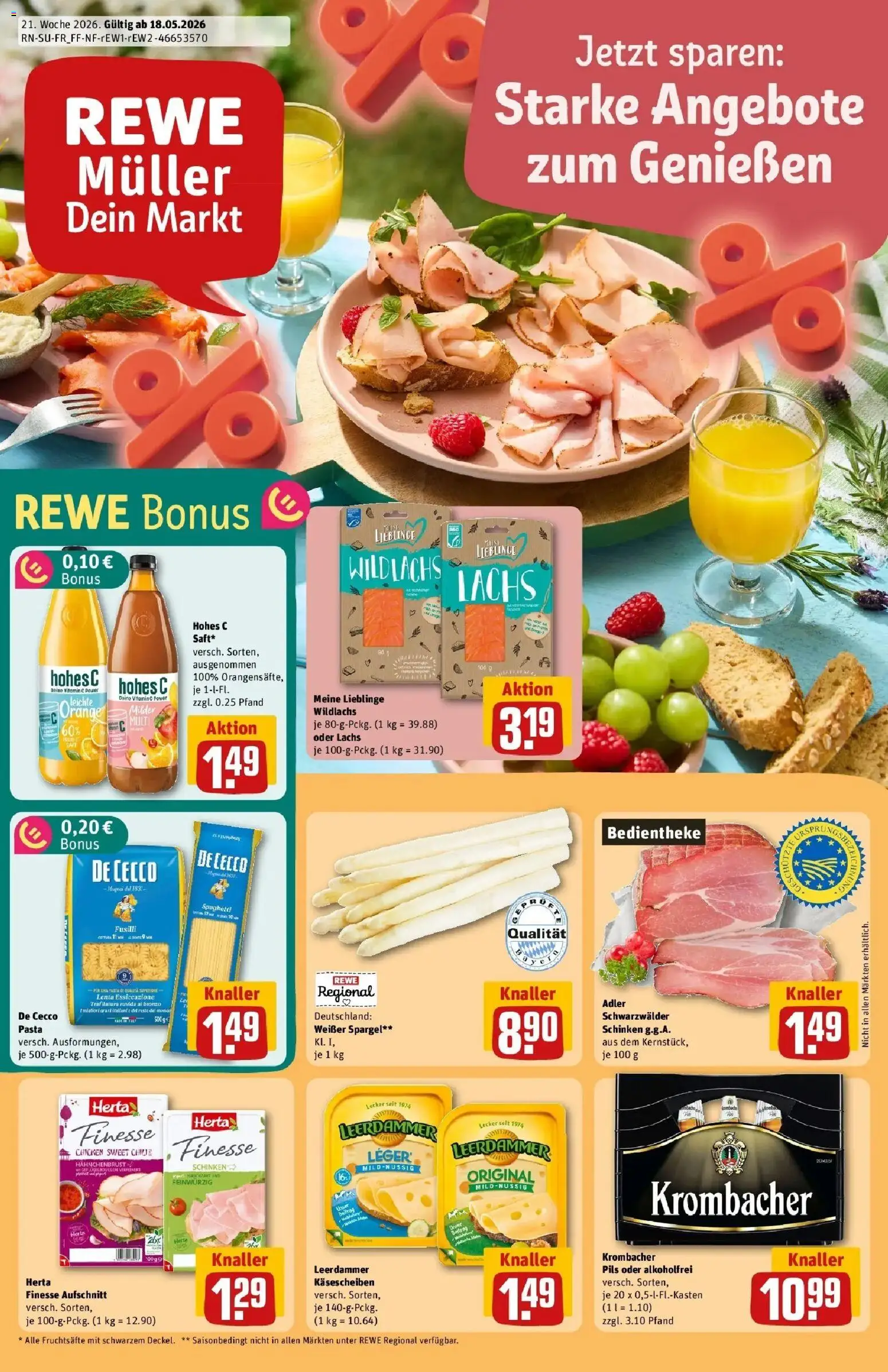 Vorschau von dem Prospekt des Geschäftes Rewe, gültig ab dem 17.05.2026