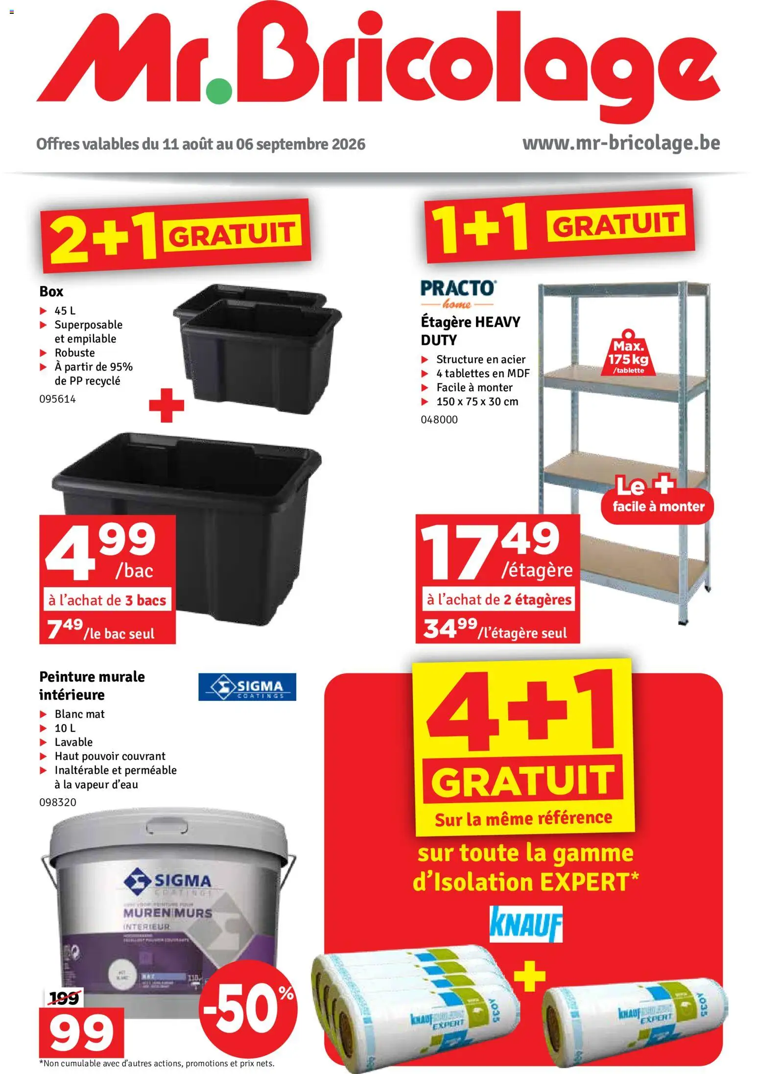 Voorbeeld van Mr Bricolage Folder / Publicité van winkel Mr Bricolage geldig vanaf 11/08/2026