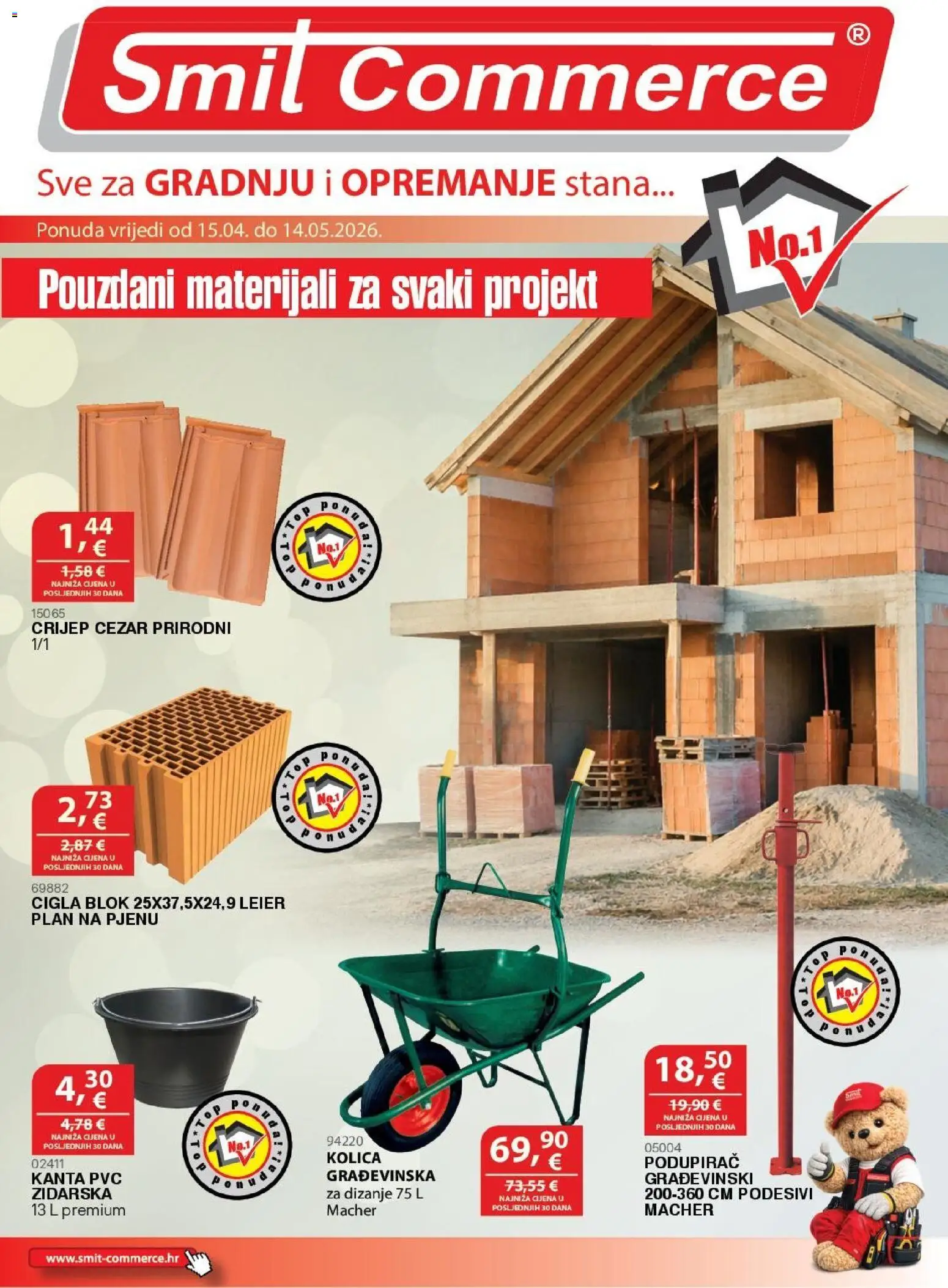 Pregled letka Smit Commerce Katalog trgovine Smit Commerce vrijedi od 15.04.2026