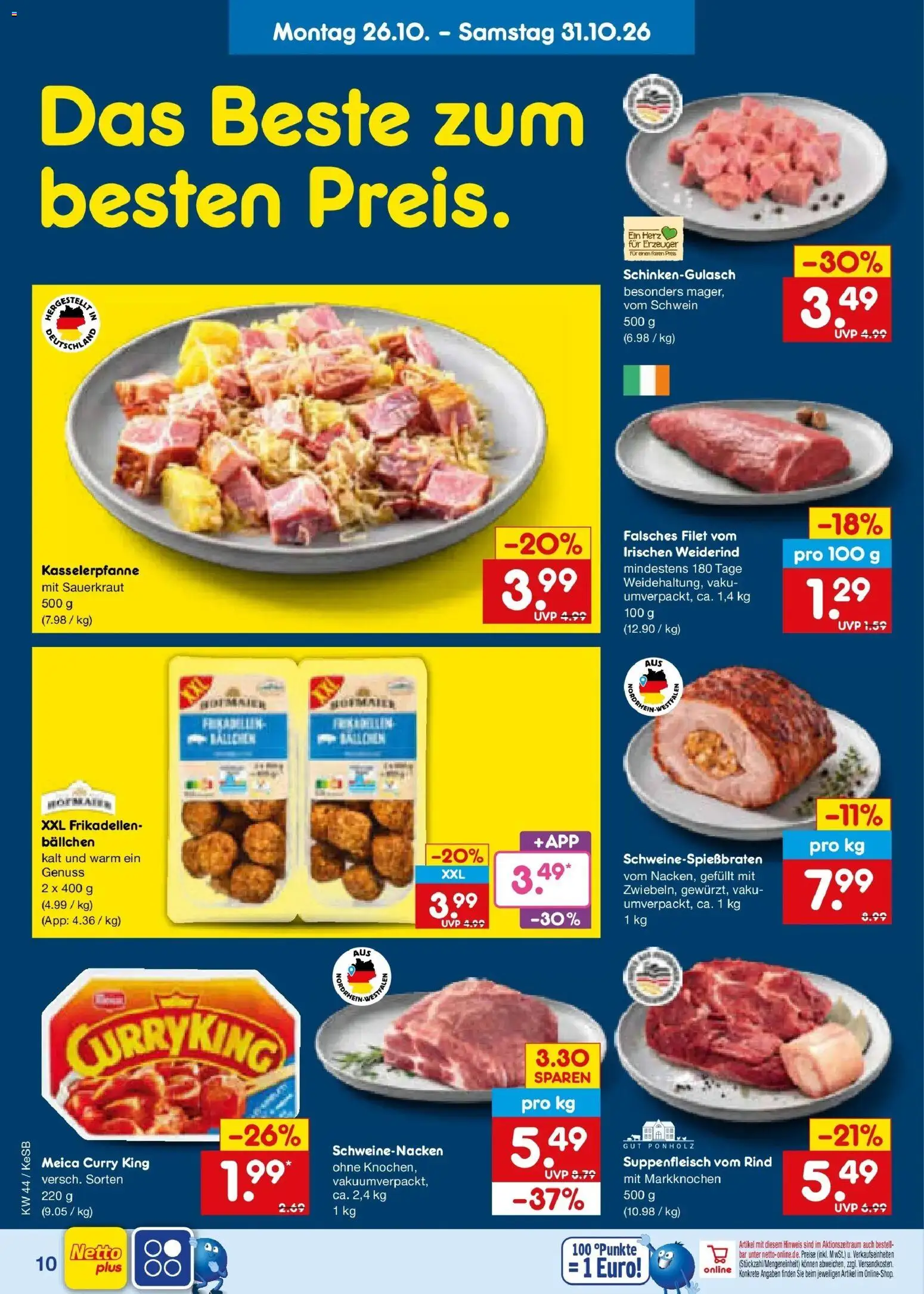 Vorschau von dem Prospekt des Geschäftes Netto Marken-Discount, gültig ab dem 26.10.2026
