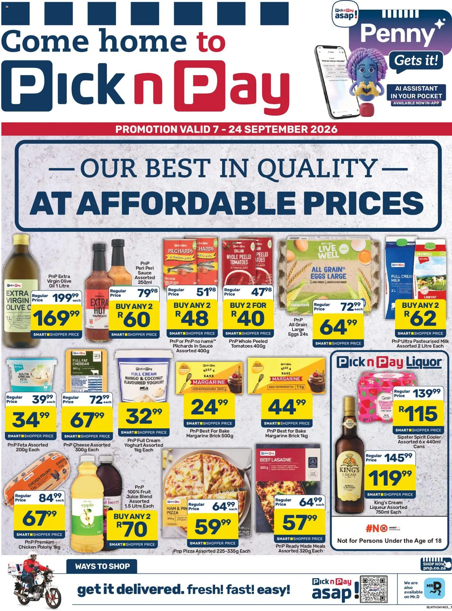 Preview of Pick n Pay flyer valid from 07/09/2026