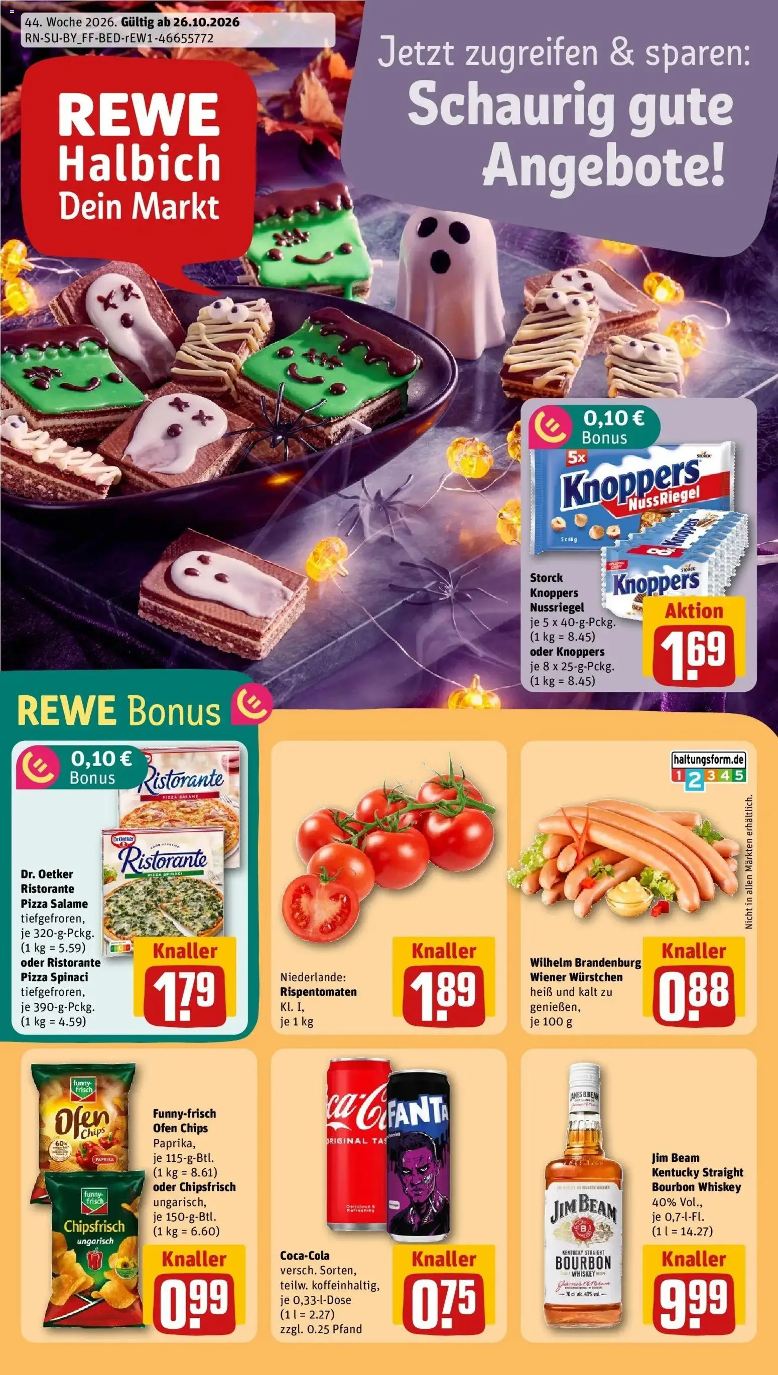 Vorschau von dem Prospekt des Geschäftes Rewe, gültig ab dem 26.10.2026
