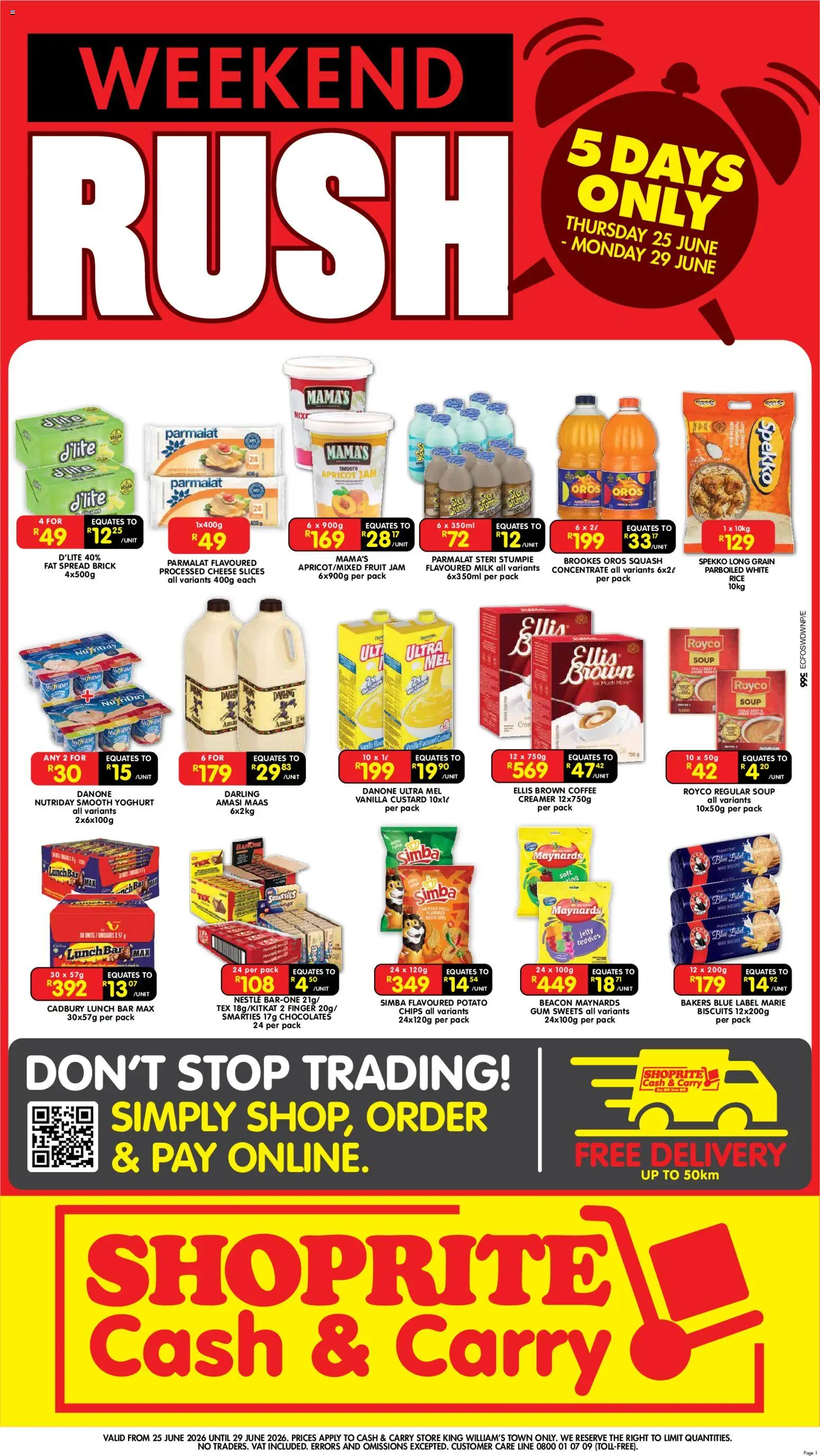 Preview of Shoprite flyer valid from 25/06/2026