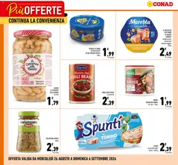 Anteprima dell'opuscolo Conad volantino Più Offerte Campania dal negozio Conad valido da 26/08/2026
