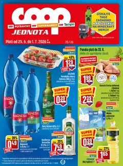 Náhľad COOP Jednota letáku platného od 25.06.2026