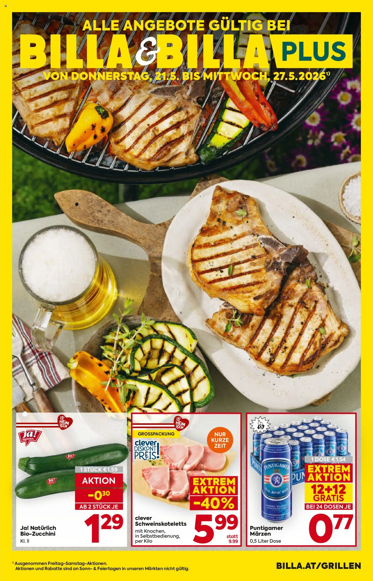 Vorschau der Angebote: Billa Billa Grillen gültig ab 21.05.2026