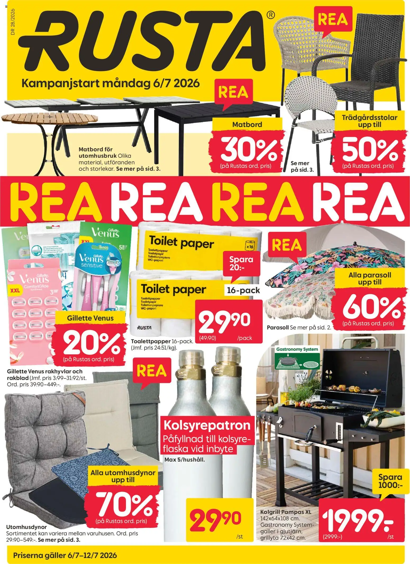 Förhandsgranska reklamblad Rusta erbjudanden från butik Rusta gäller från 06/07/2026