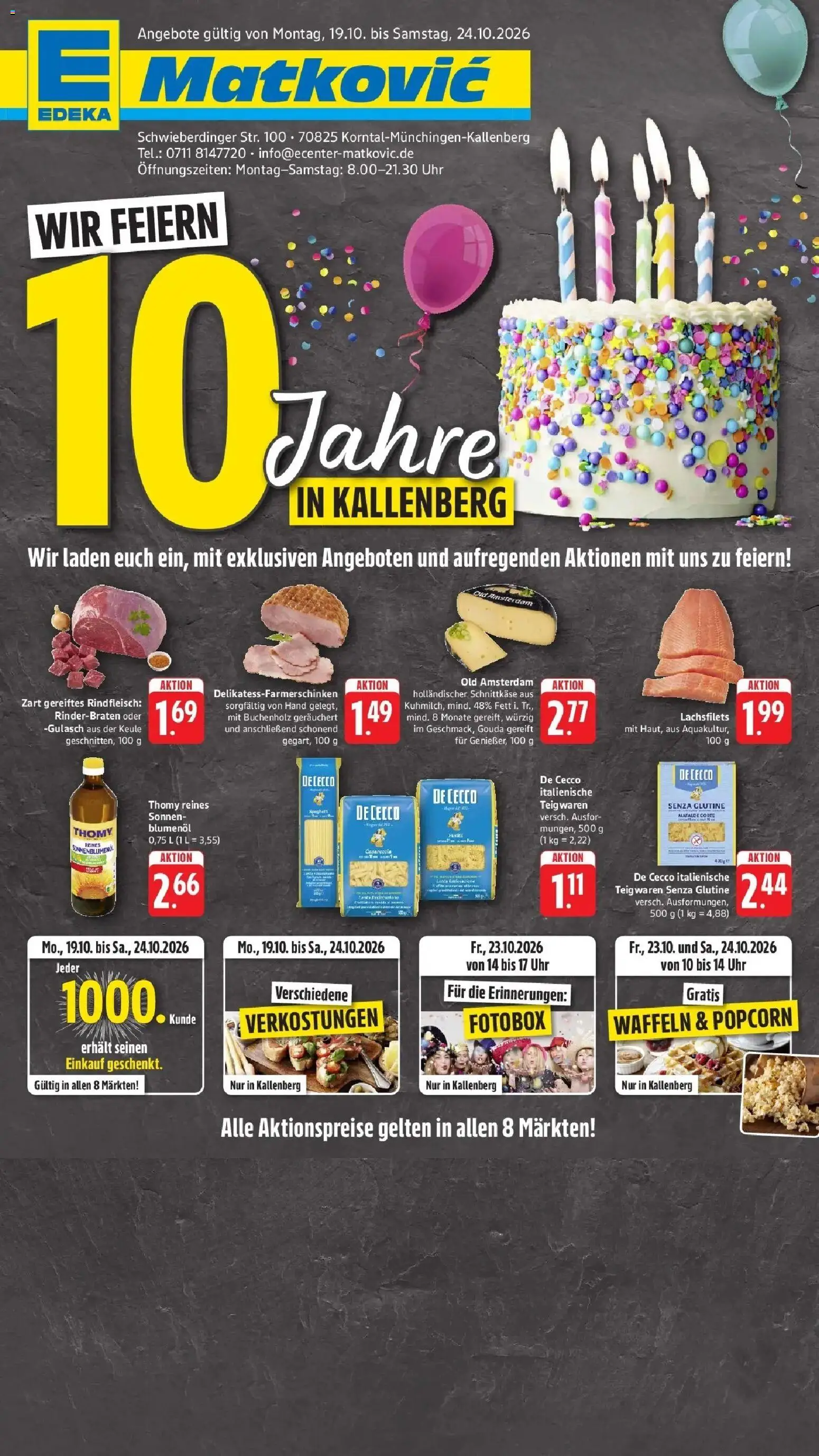 Vorschau von dem Prospekt des Geschäftes Edeka, gültig ab dem 19.10.2026