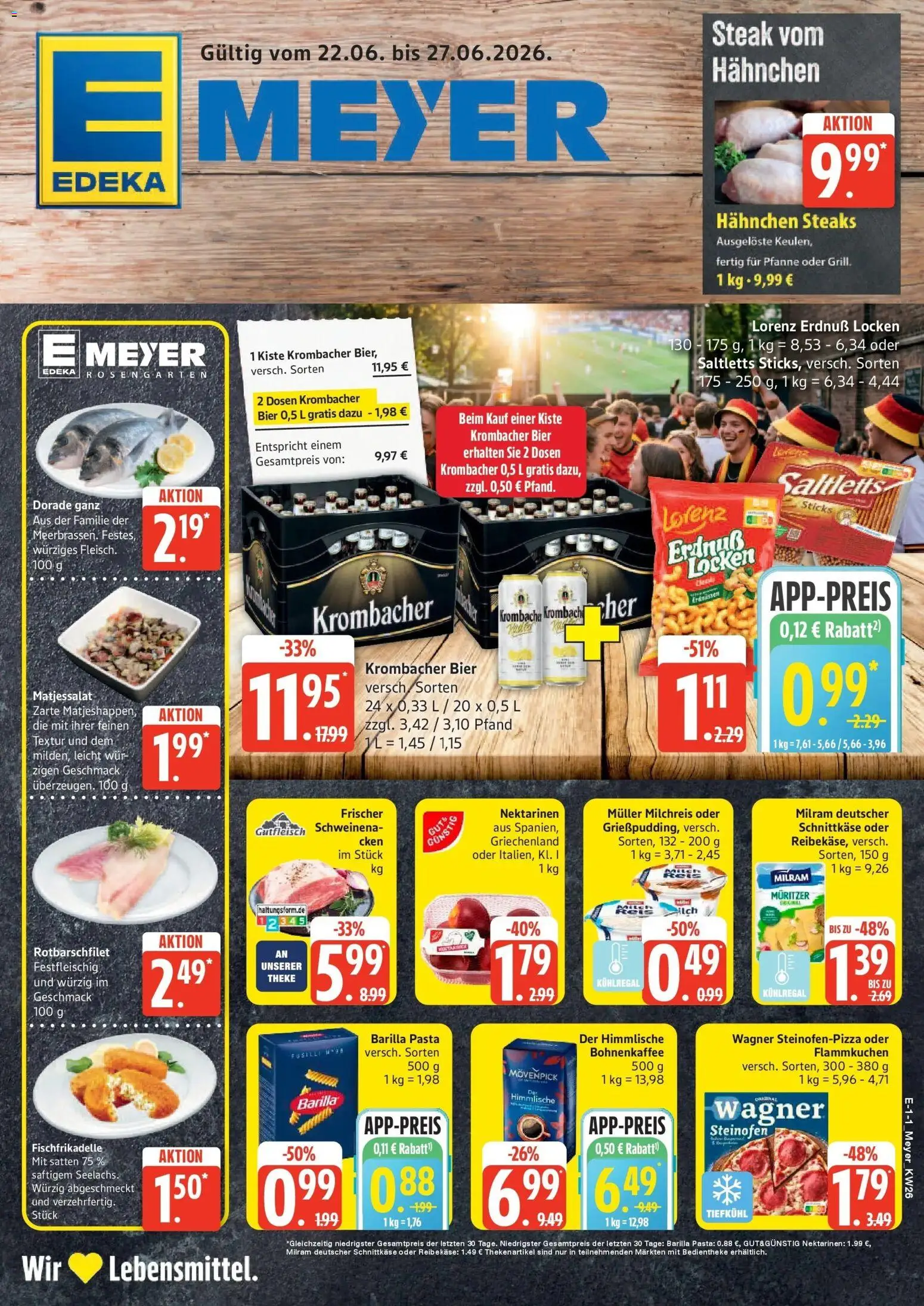 Vorschau von dem Prospekt des Geschäftes Edeka, gültig ab dem 22.06.2026