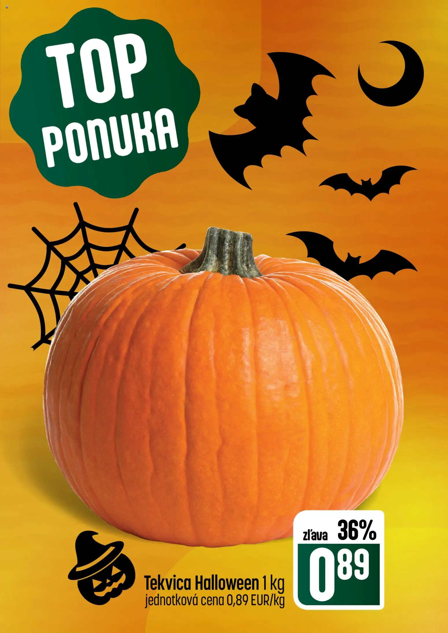 Náhľad COOP Jednota letáku platného od 08.10.2026 - Tekvica