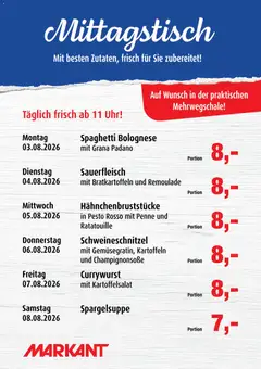 Vorschau von dem Prospekt des Geschäftes Markant, gültig ab dem 03.08.2026