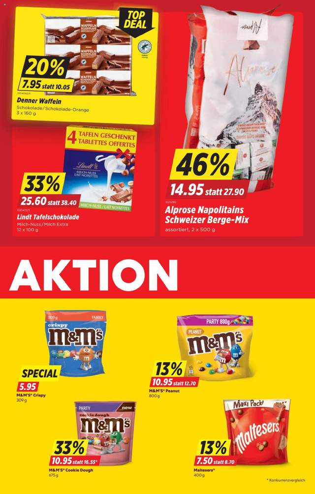 Neue Denner Aktionen ab 15.10.