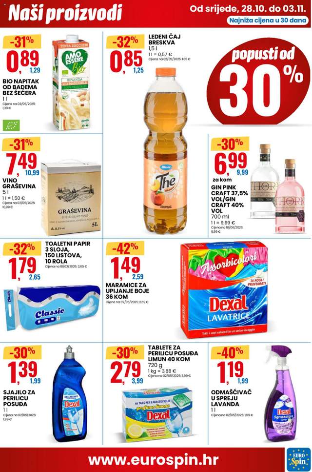 Novi Eurospin katalog od 28.10.