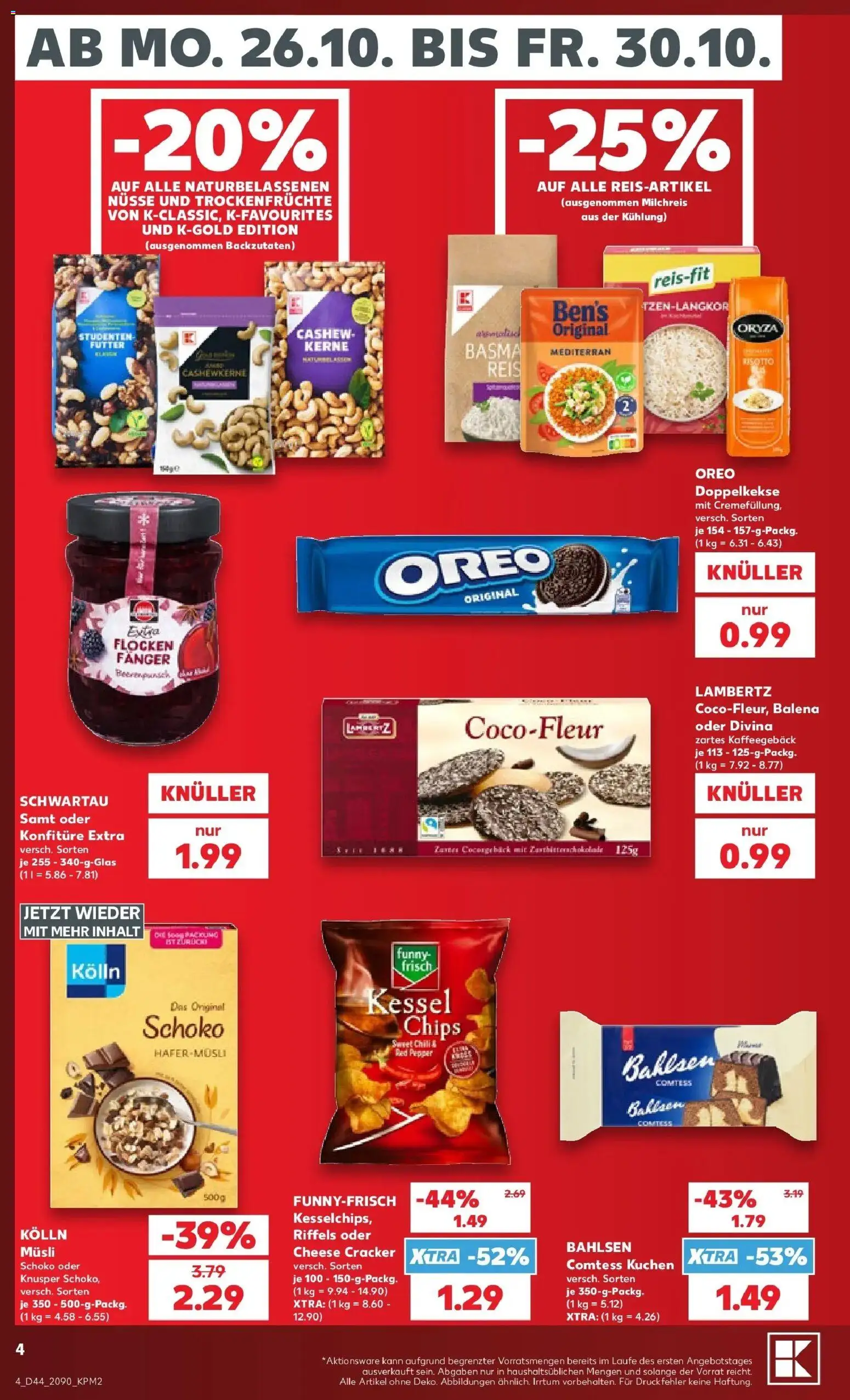 Vorschau von dem Prospekt des Geschäftes Kaufland, gültig ab dem 26.10.2026