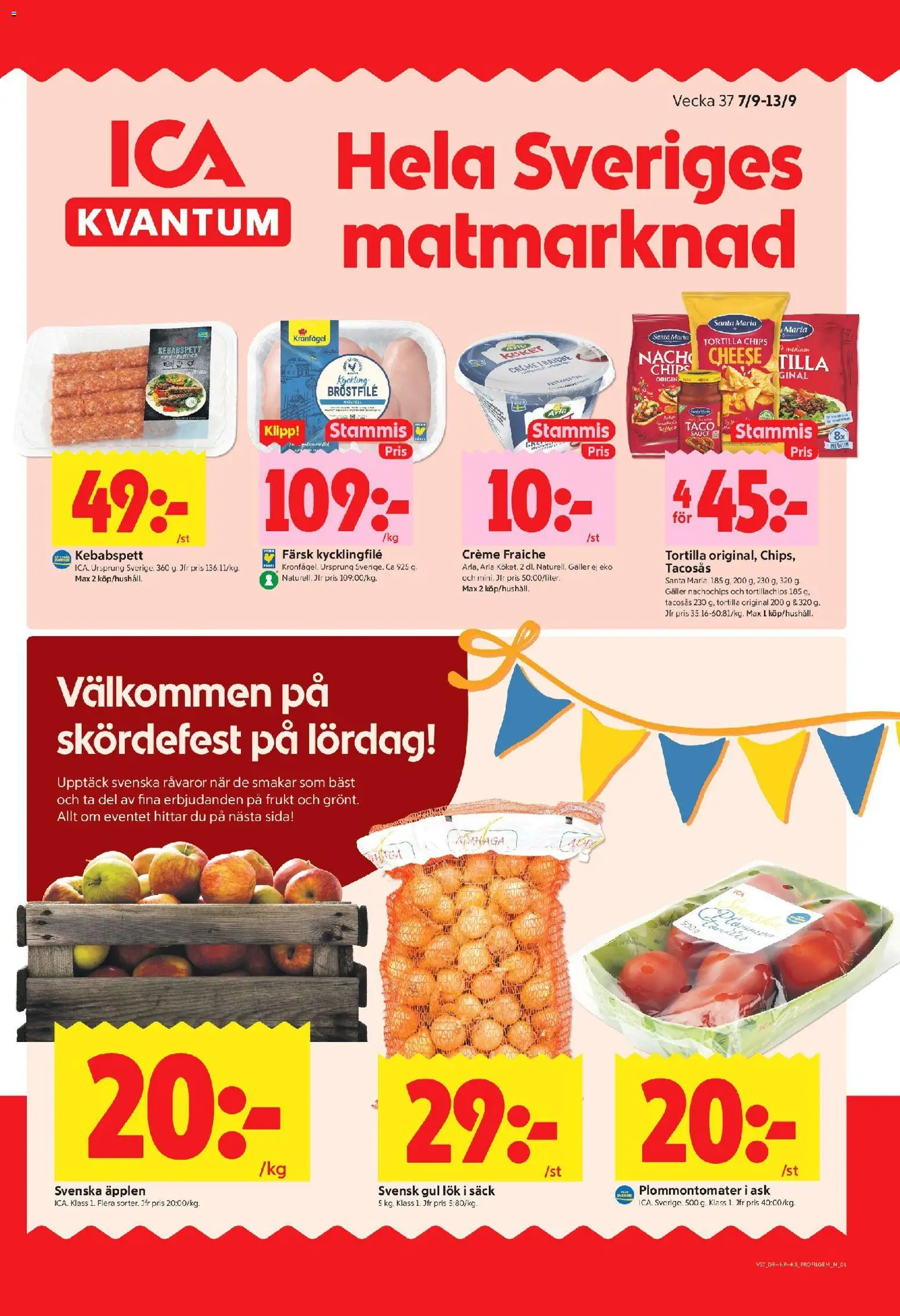Förhandsgranska reklamblad ICA Kvantum erbjudanden från butik ICA Kvantum gäller från 07/09/2026