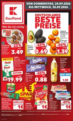 Vorschau von dem Prospekt des Geschäftes Kaufland, gültig ab dem 24.09.2026