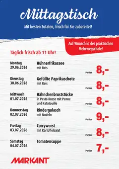 Vorschau von dem Prospekt des Geschäftes Markant, gültig ab dem 29.06.2026