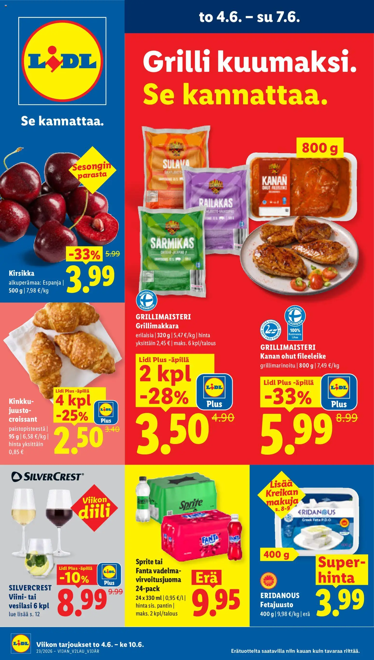 Kaupan Lidl Lidl tarjoukset esikatselu, voimassa 04/06/2026