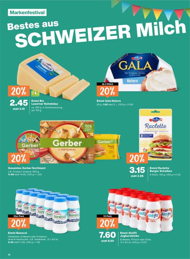 Neue Migros Aktionen ab 10.09.