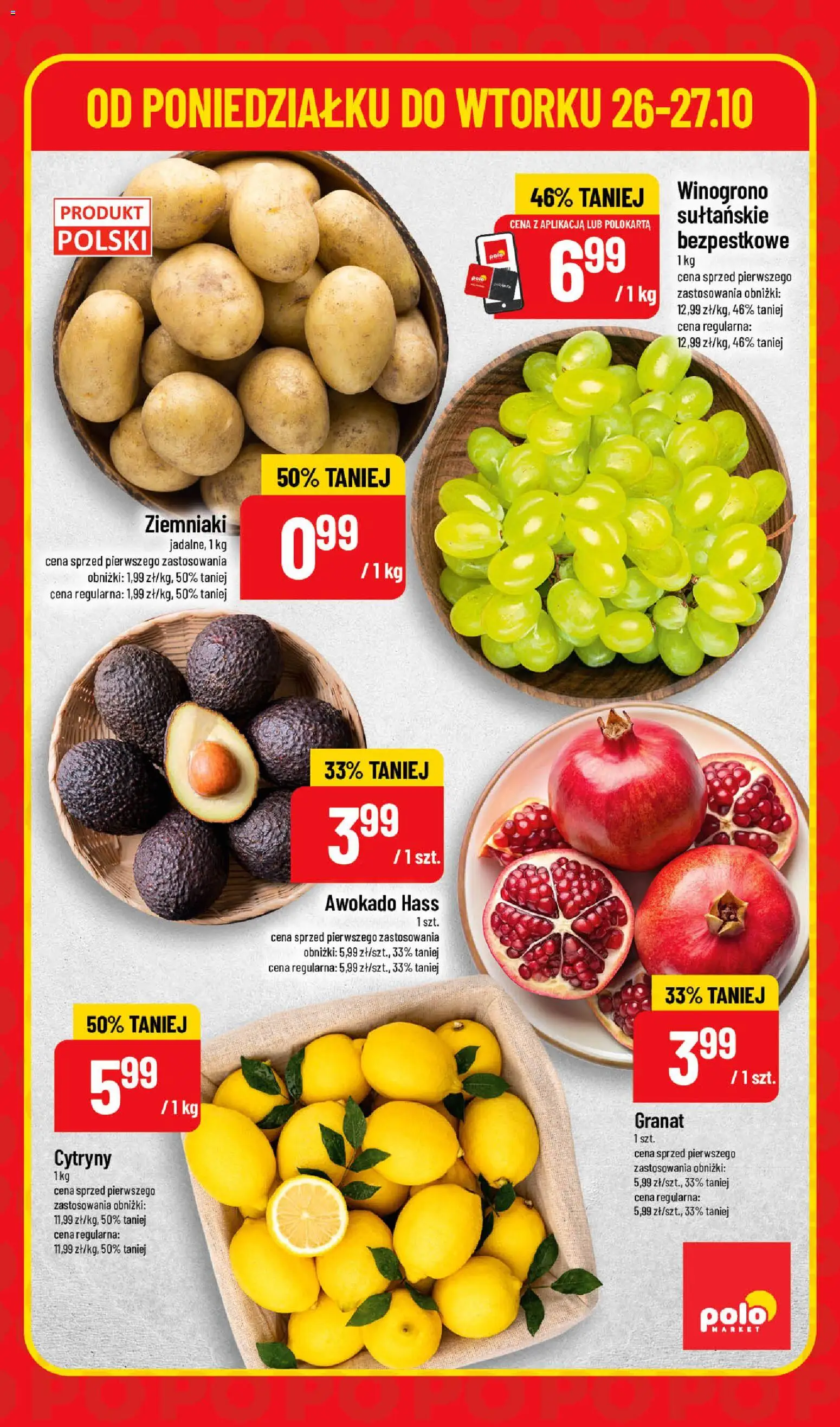 Pogląd gazetki "POLOmarket gazetka - Super Hity" ze sklepu POLOmarket ważnej od 26.10.2026