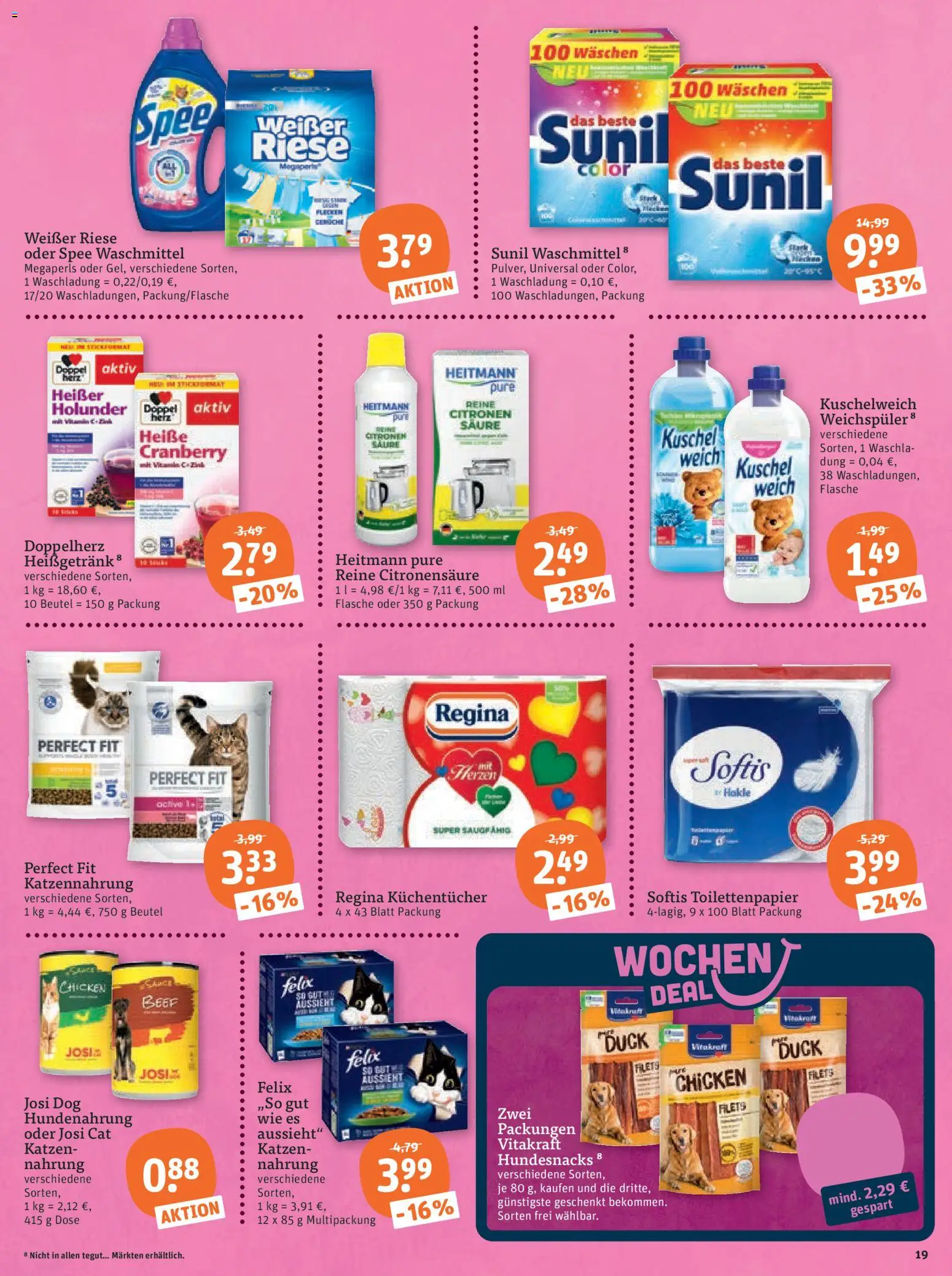 Vorschau von dem Prospekt des Geschäftes Tegut, gültig ab dem 07.09.2026 - Spee, Toilettenpapier, Waschmittel, Kuschelweich