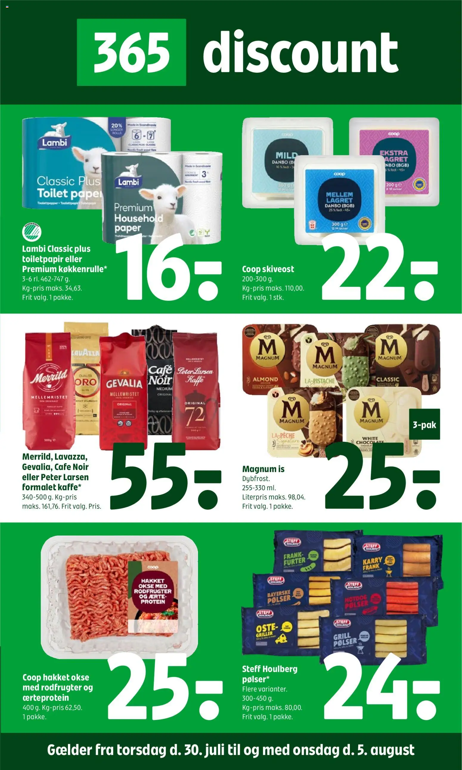 Eksempel på tilbudsavis Coop 365 - Tilbudsavis uge 31 fra butik Coop 365 gyldig fra 30/07/2026