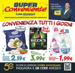 Anteprima dell'opuscolo SuperConveniente volantino Messina, Siracusa, Palermo dal negozio SuperConveniente valido da 28/04/2026