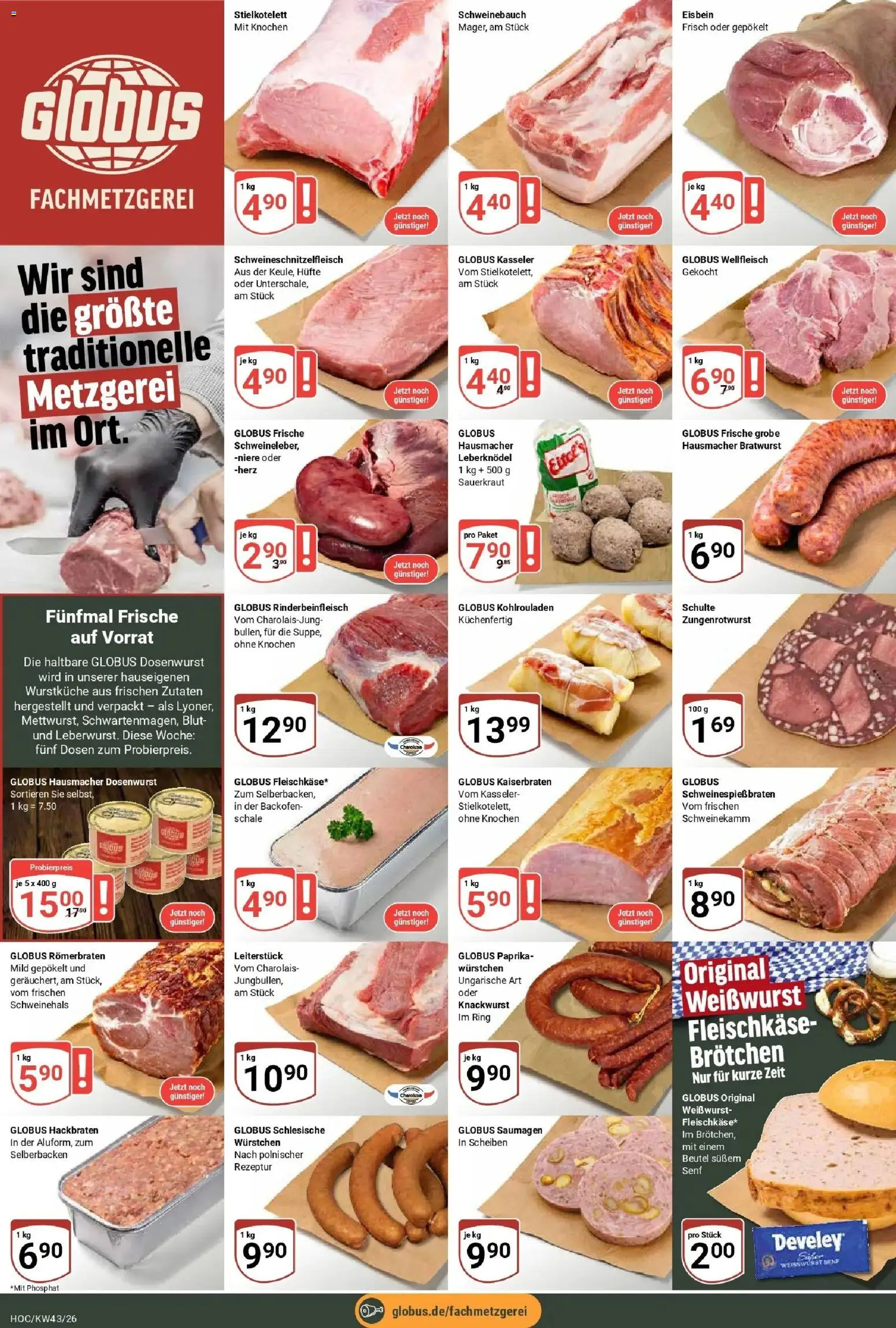 Vorschau von dem Prospekt des Geschäftes Globus, gültig ab dem 19.10.2026