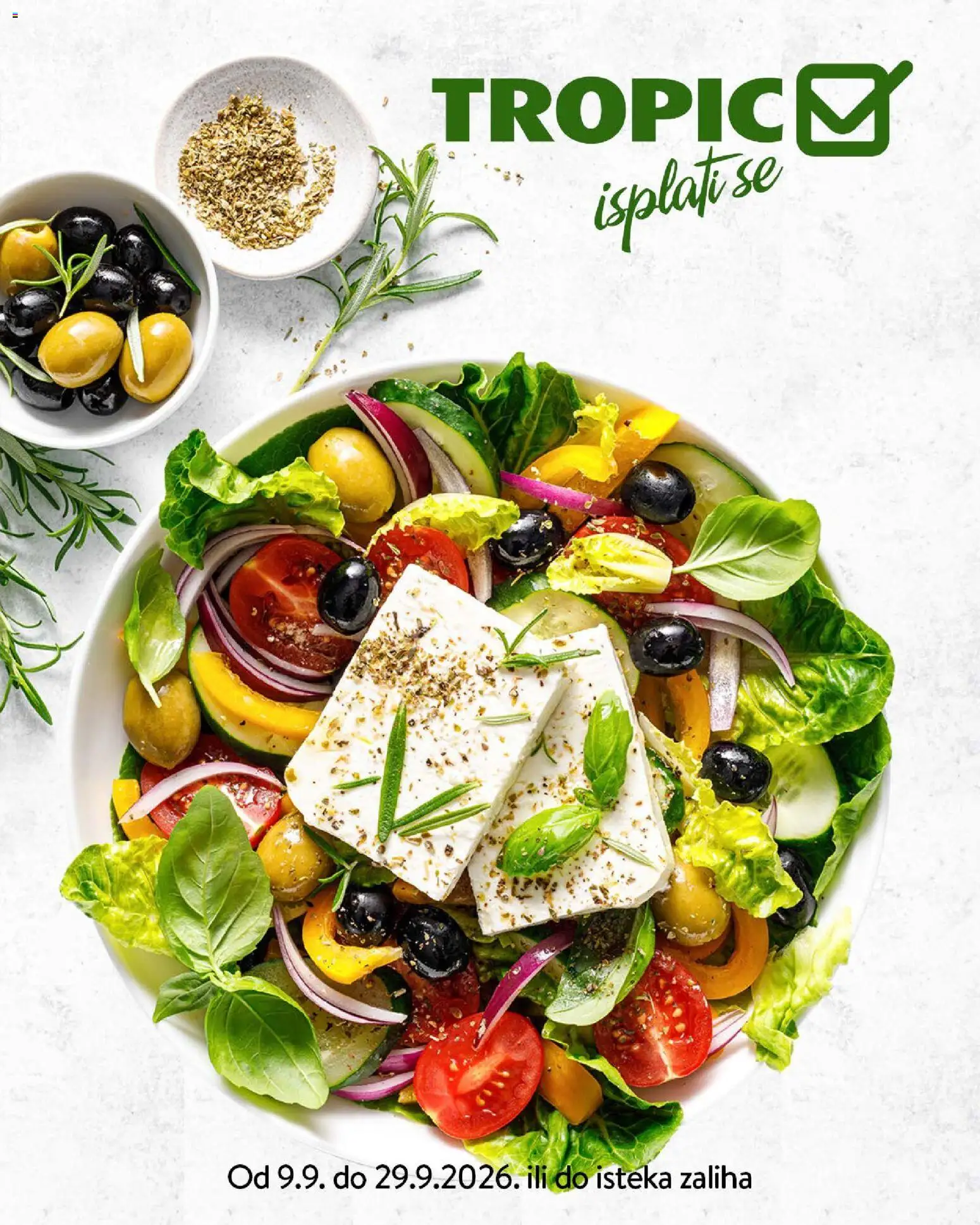 Pregled letka Tropic katalog trgovine Tropic vrijedi od 09.09.2026