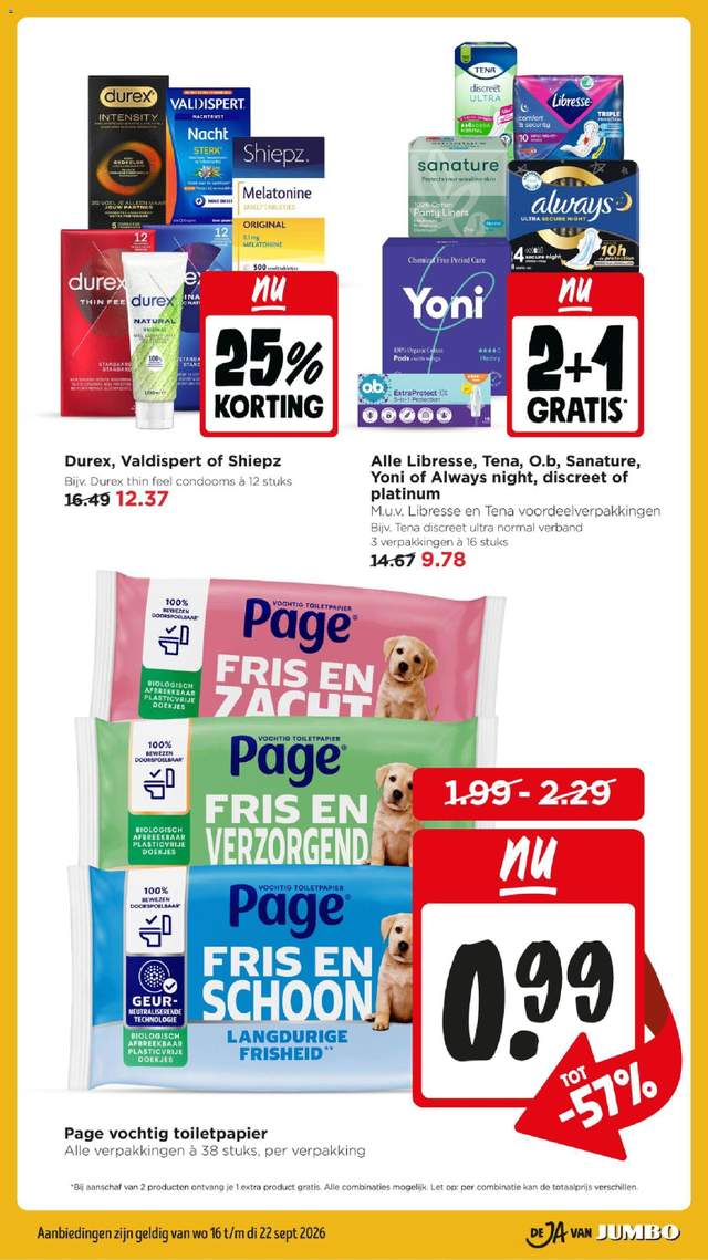 Nieuwe Jumbo folder vanaf 16-09