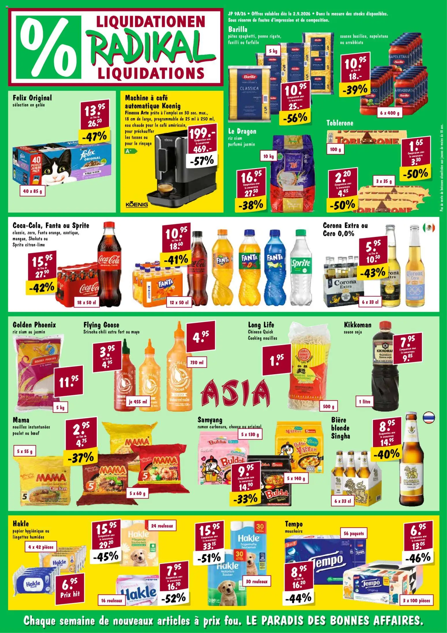 Vorschau des Merkblatts Radikal aktionen FR vom Shop Radikal gültig von 02.09.2026 bis 