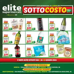 Anteprima dell'opuscolo Elite Supermercati volantino Perugia, Ascoli Piceno dal negozio Elite Supermercati valido da 05/06/2026