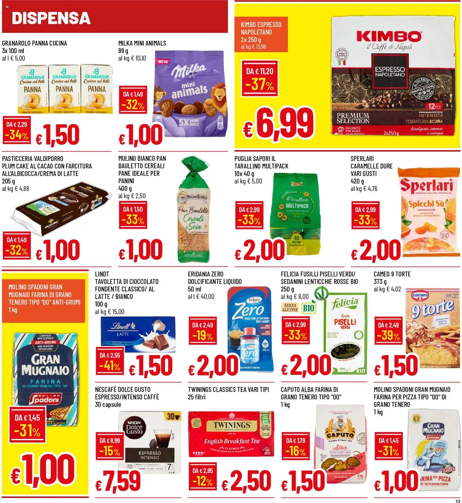 Anteprima dell'opuscolo Galassia volantino dal negozio Galassia valido da 07/09/2026 - Caffè, Pane, Limone, Cioccolato, Lindt, Cereali, Arancia, Kimbo
