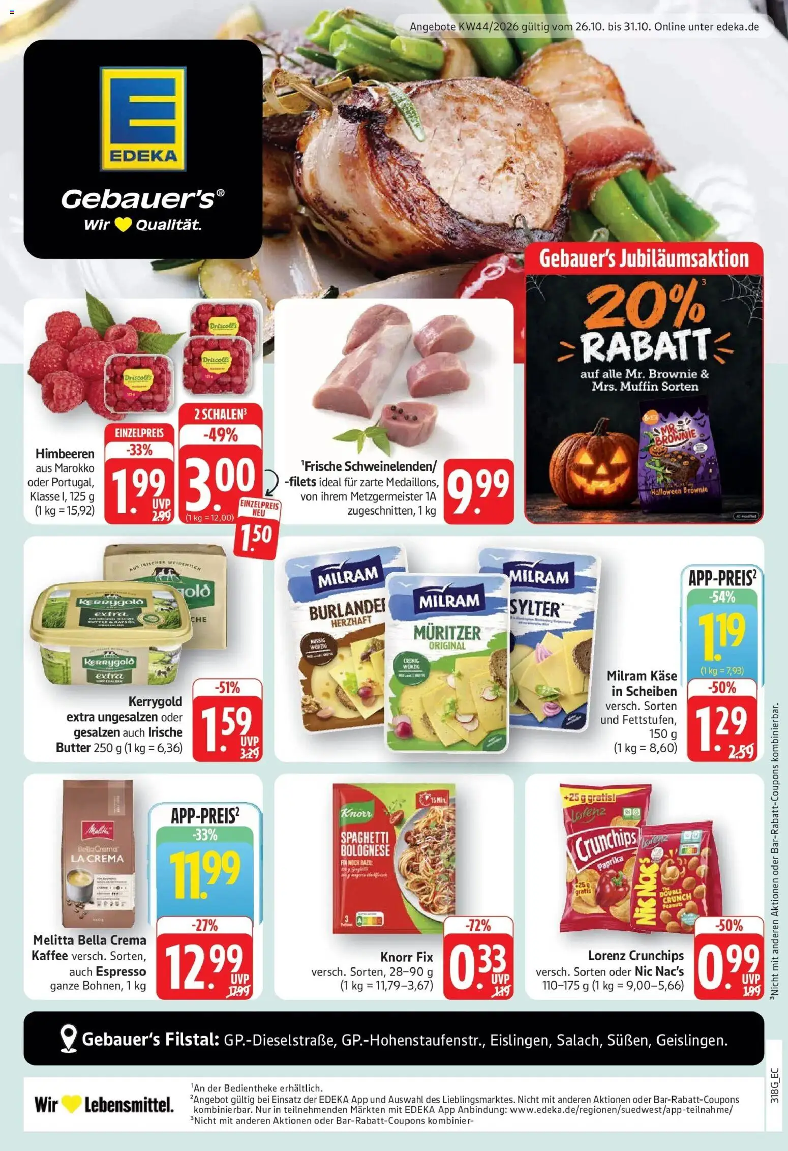 Vorschau von dem Prospekt des Geschäftes Edeka, gültig ab dem 26.10.2026