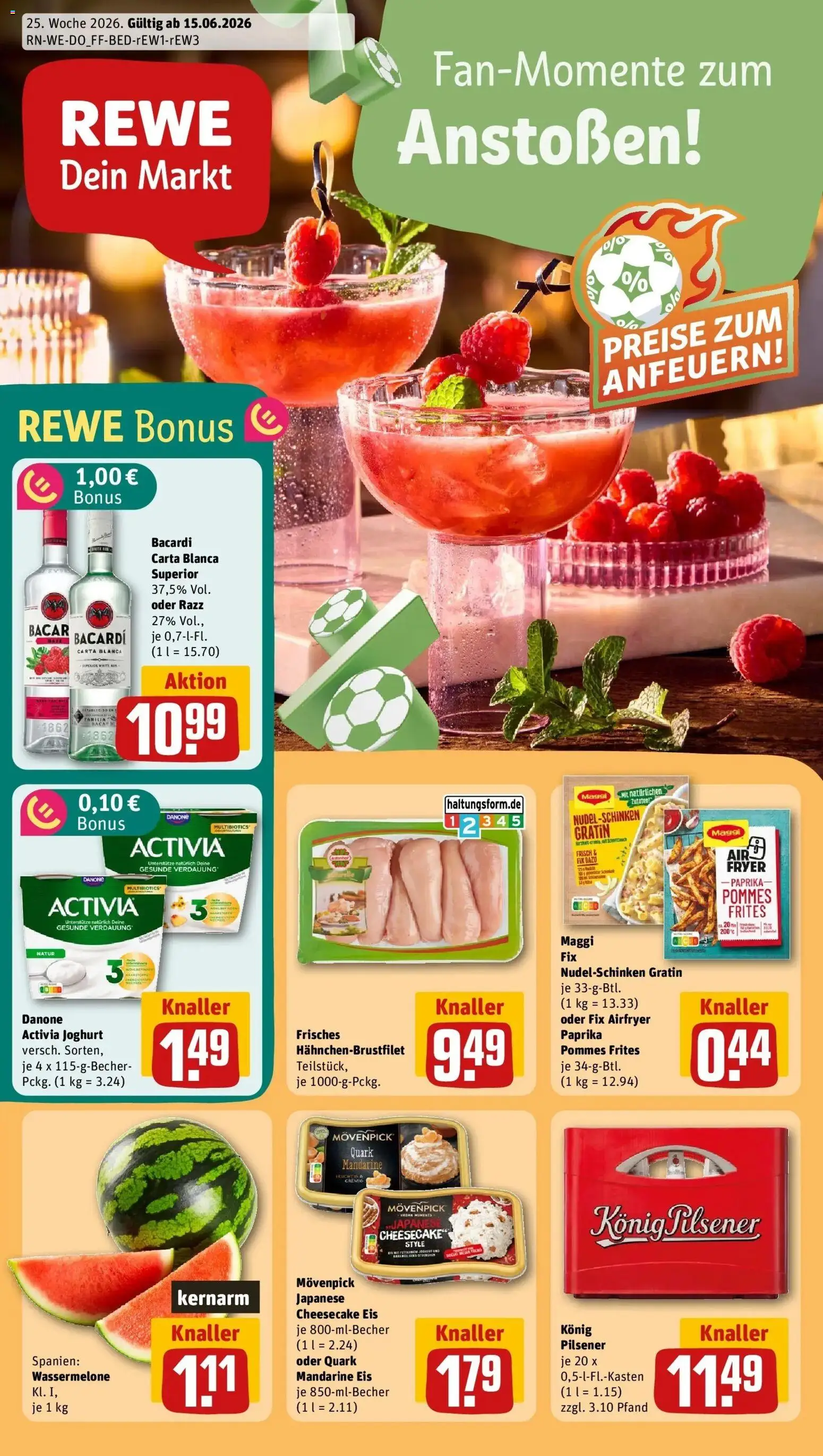 Vorschau von dem Prospekt des Geschäftes Rewe, gültig ab dem 14.06.2026