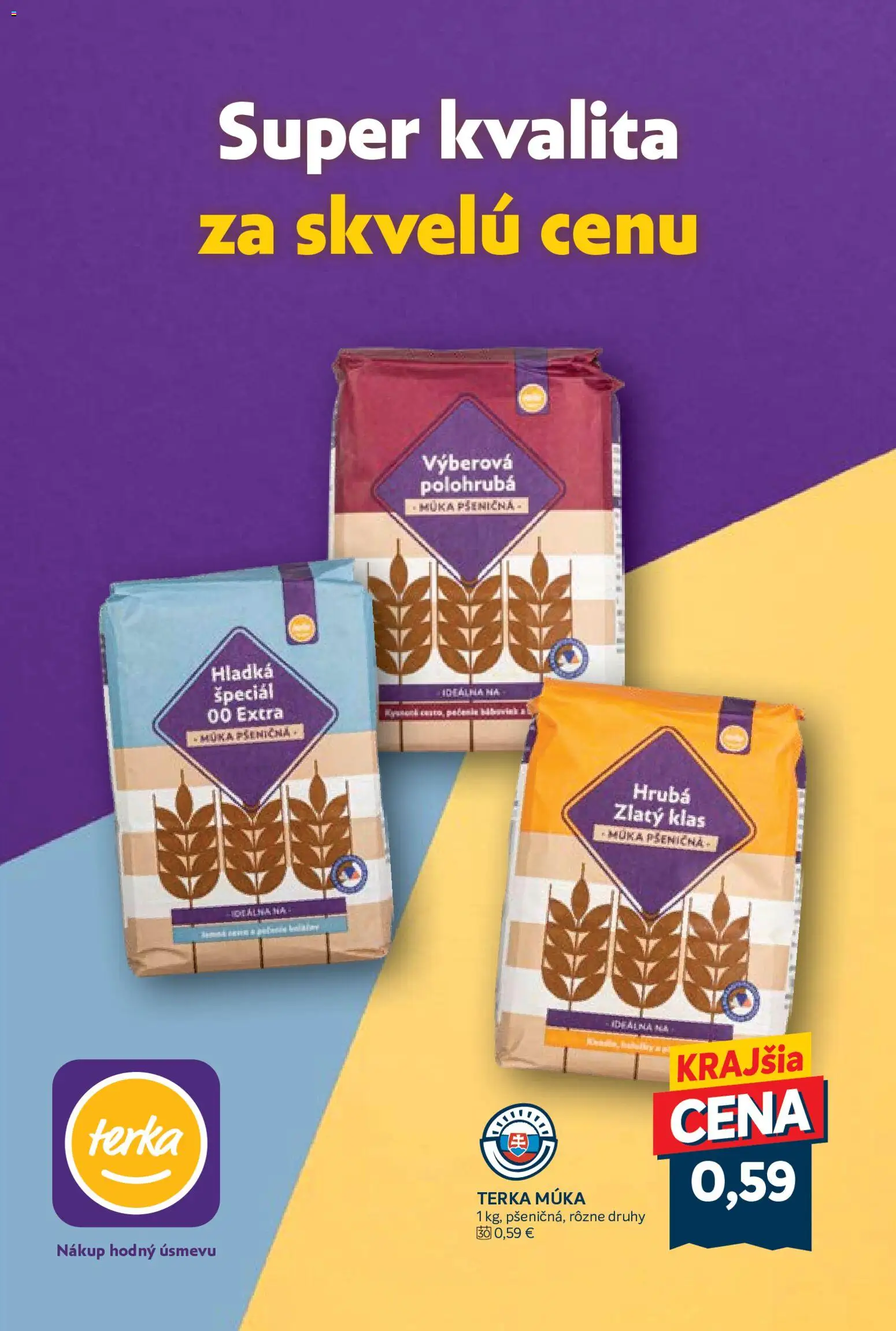 Náhľad Kraj letáku platného od 22.10.2026 - Múka, Zlatý klas