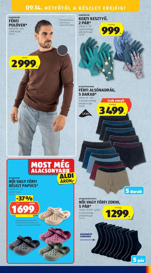 Új Aldi akciós újság 09.10.
