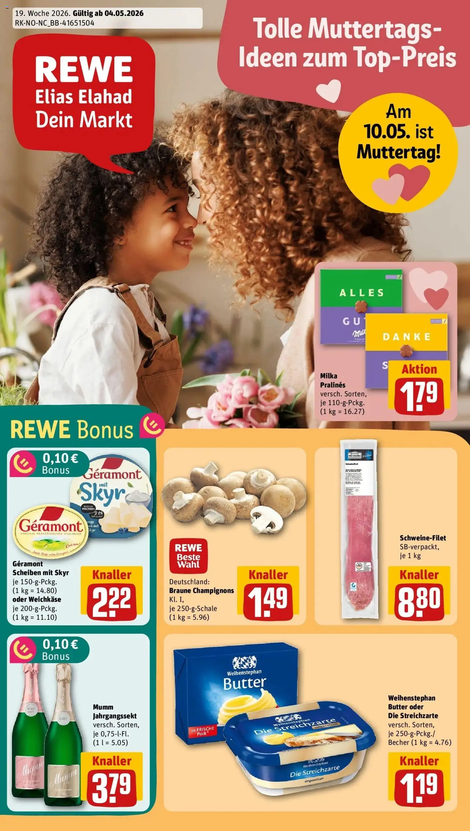 Vorschau von dem Prospekt des Geschäftes Rewe, gültig ab dem 04.05.2026