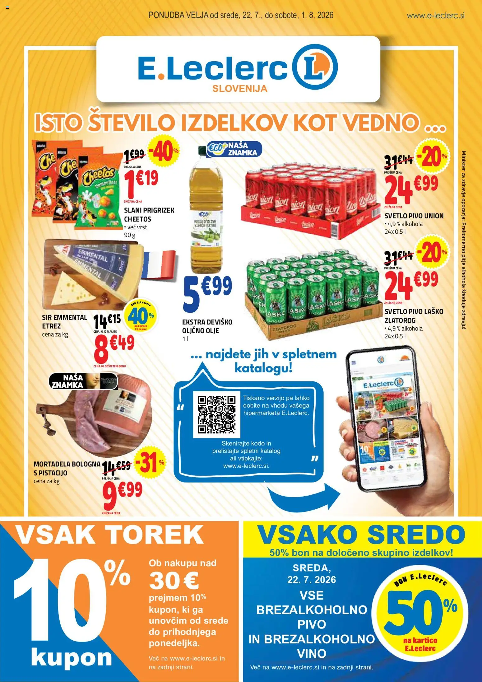Predogled kataloga iz trgovine E.leclerc veljaven od 22.07.2026