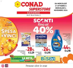 Anteprima dell'opuscolo Conad volantino Gavardo dal negozio Conad valido da 21/10/2026