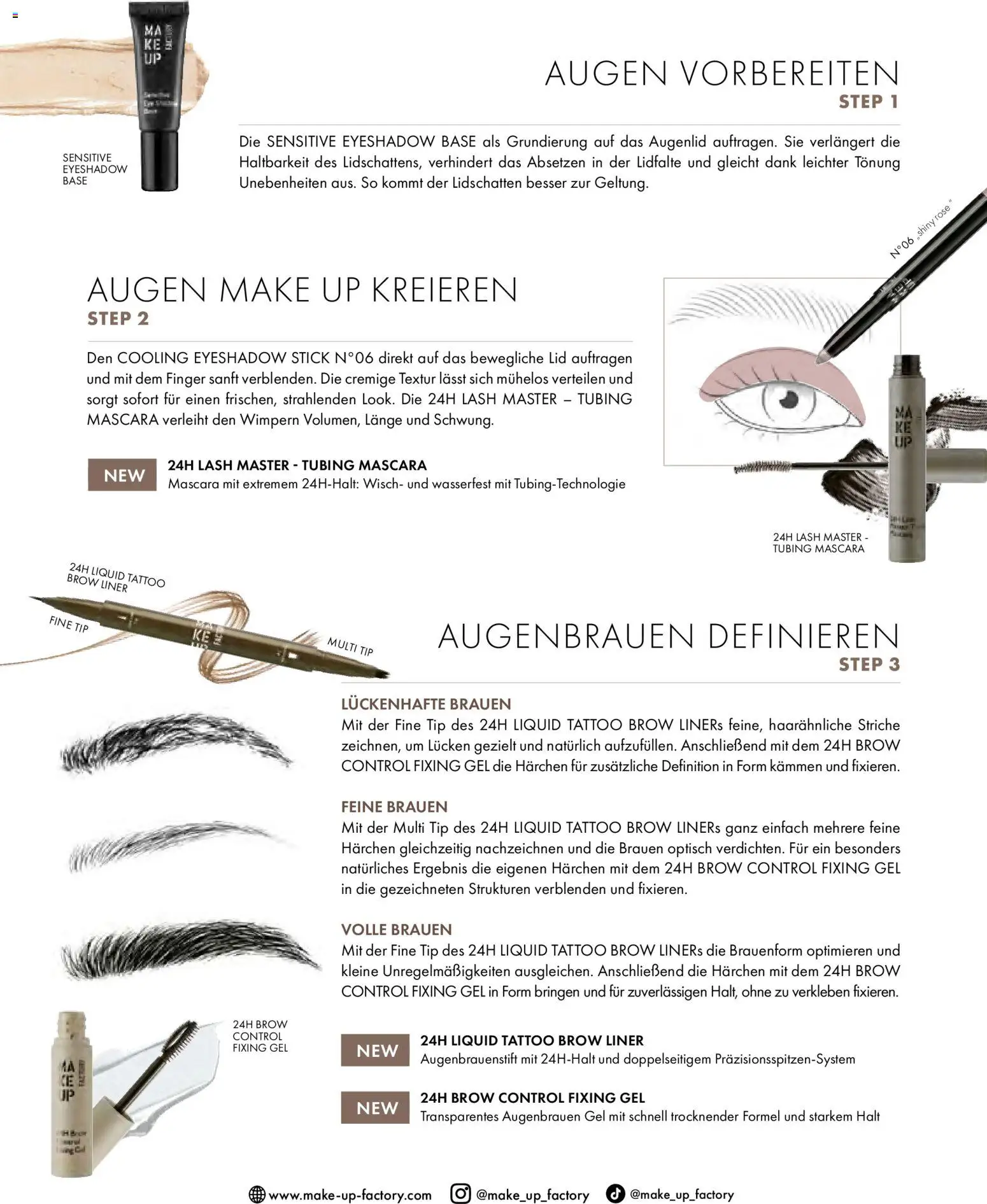Vorschau von dem Prospekt des Geschäftes Müller, gültig ab dem 01.09.2026 - Mascara, Lidschatten, Augenbrauenstift