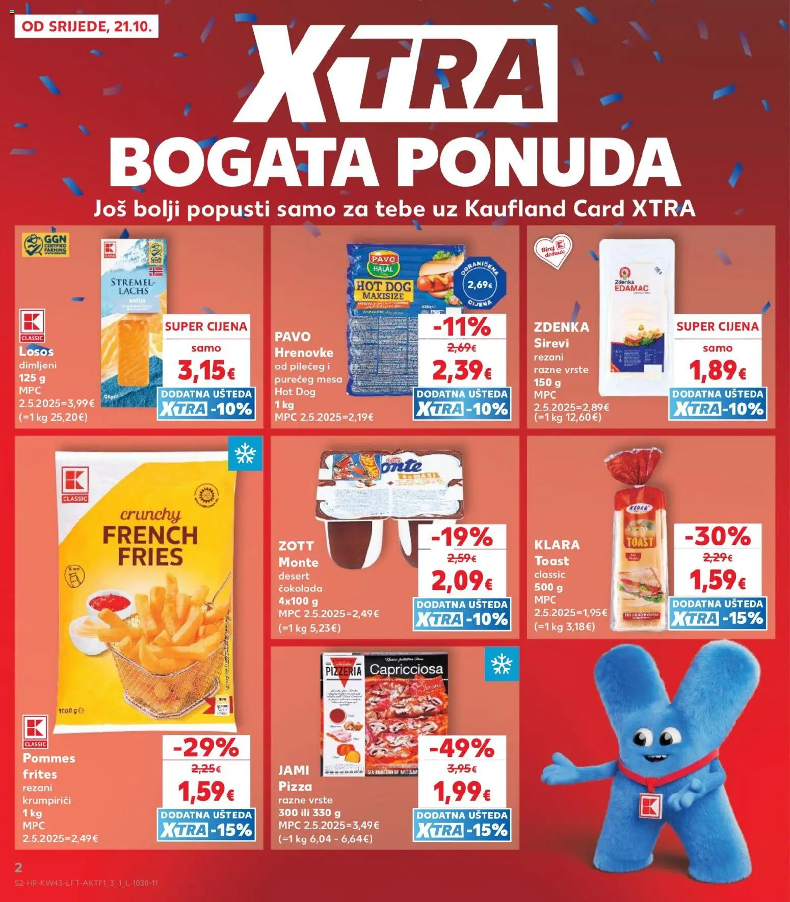 Kaufland HR - Kaufland HR akciós újság megtekintése, amely érvényes 2026.10.21.-től - Pizza, Hot dog