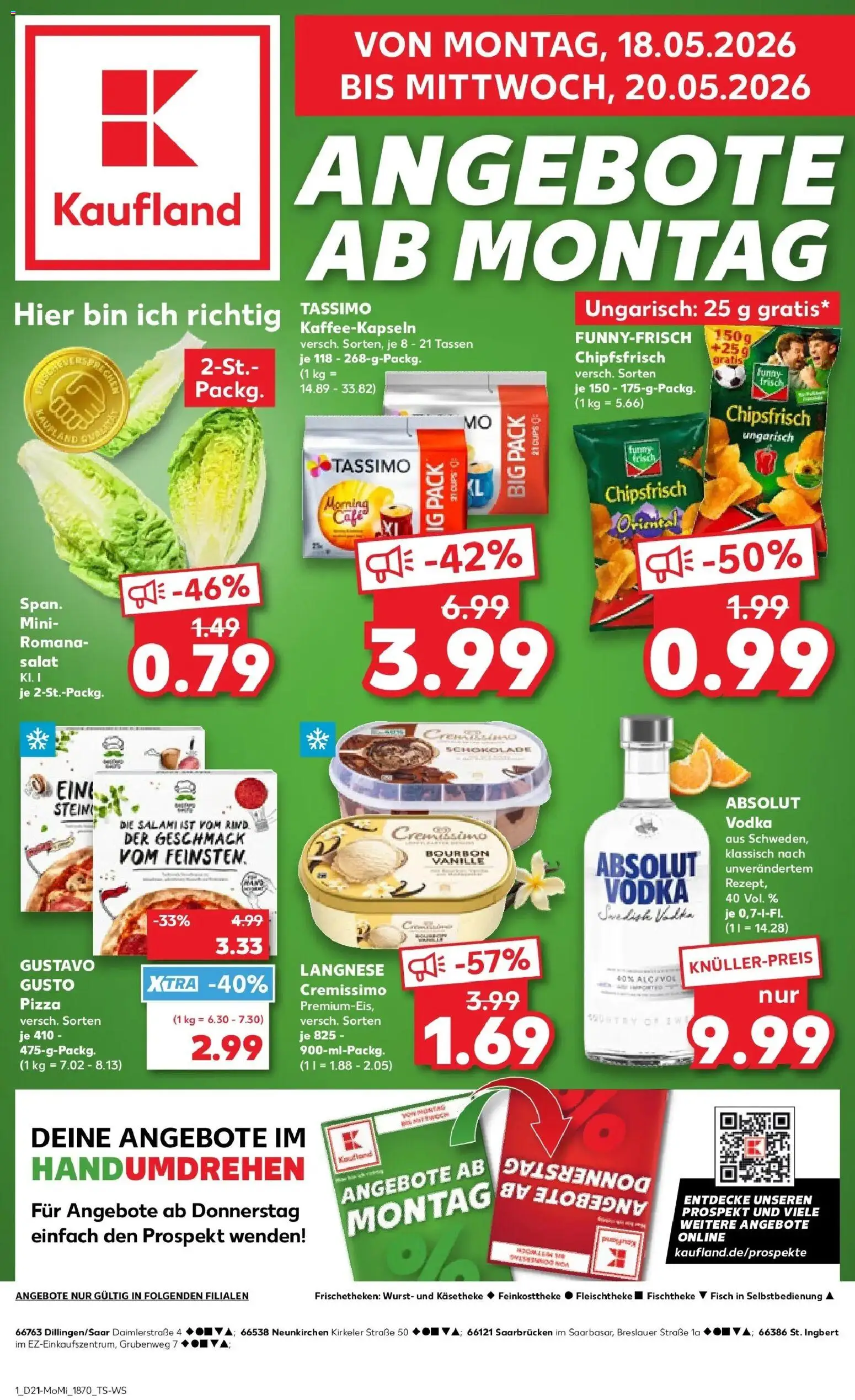 Vorschau von dem Prospekt des Geschäftes Kaufland, gültig ab dem 18.05.2026