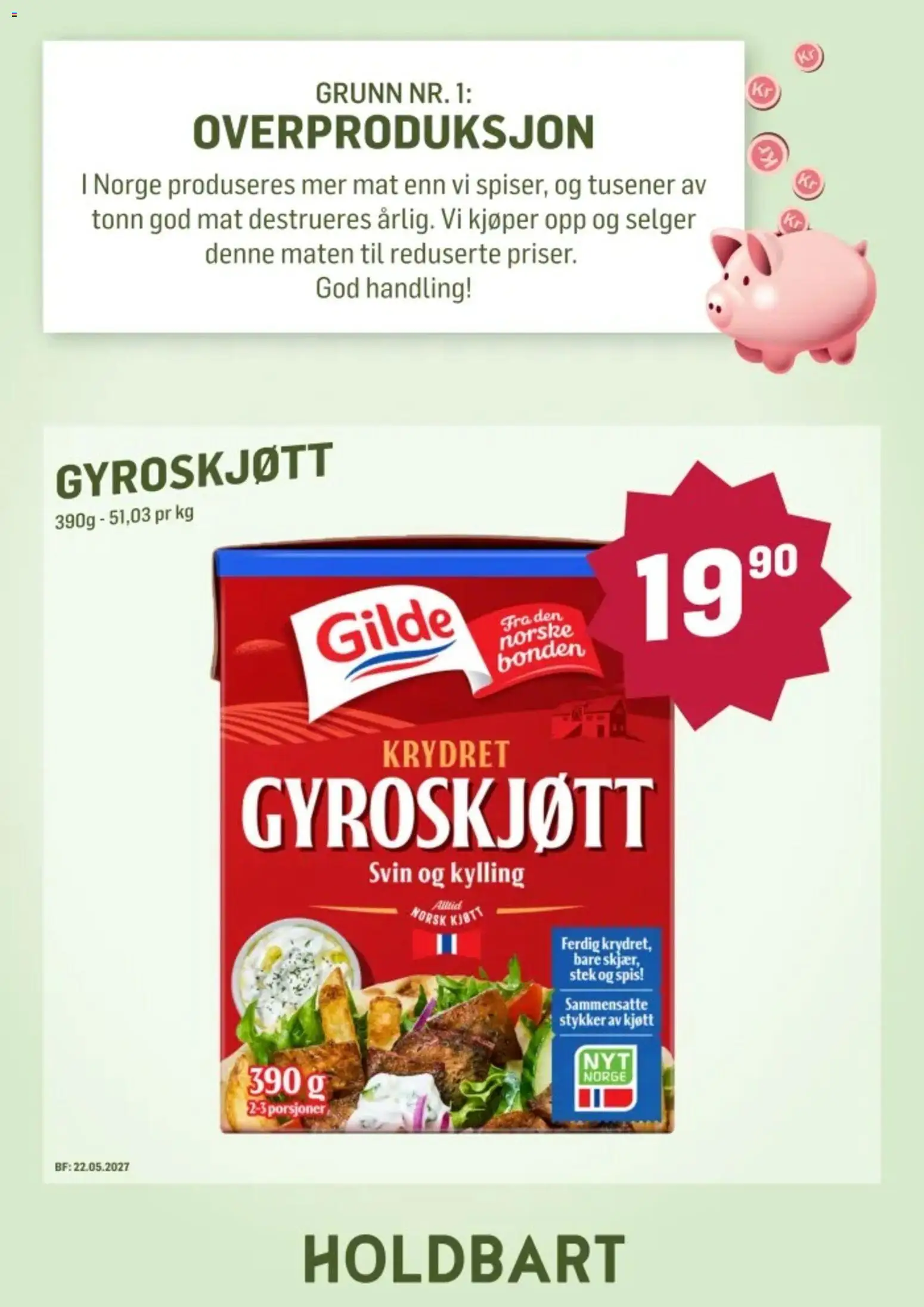 Forhåndsvis Holdbart kundeavis fra butikk Holdbart gyldig fra 02/09/2026