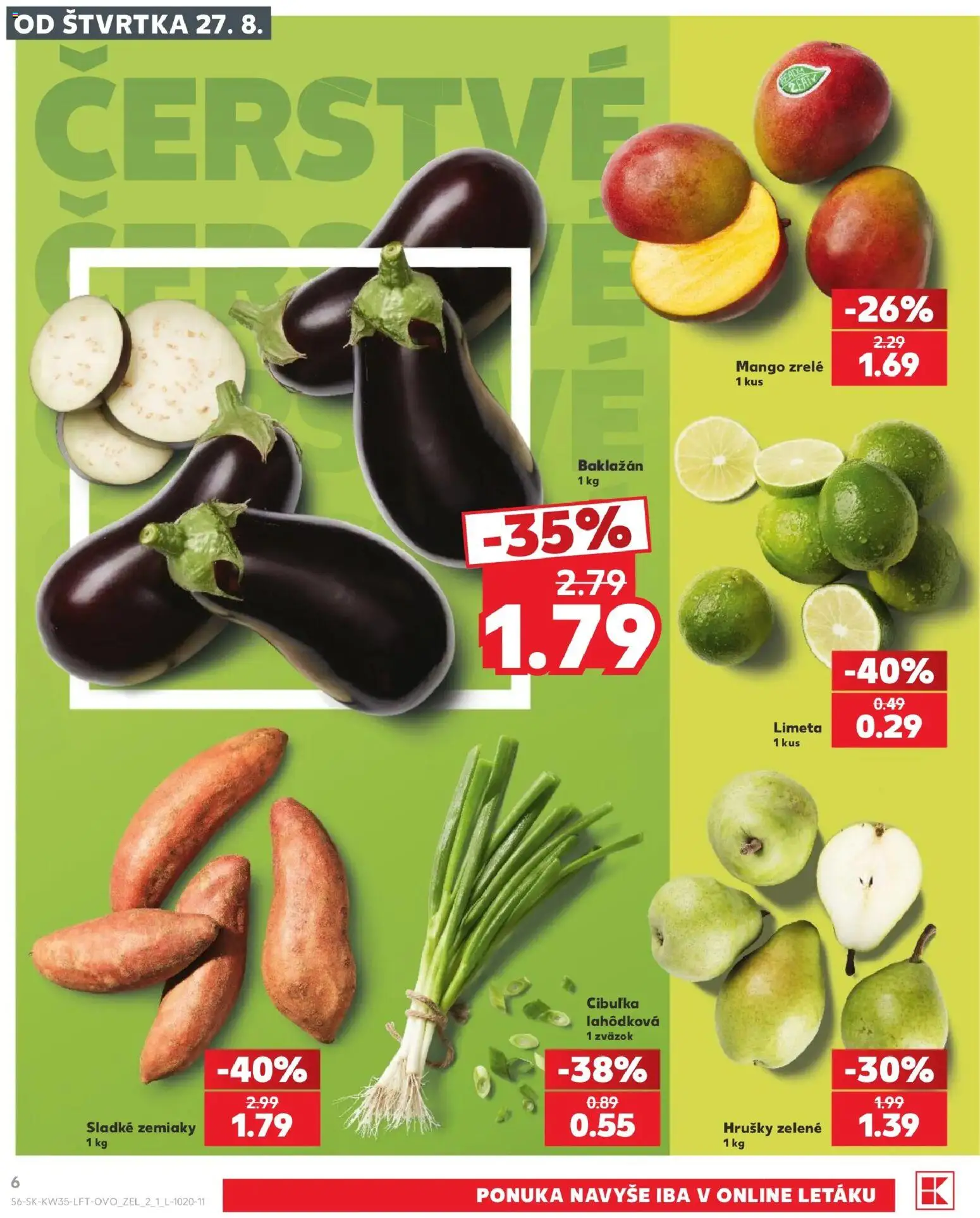 Náhľad Kaufland letáku platného od 27.08.2026
