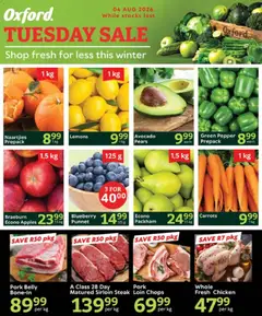 Preview of Oxford Freshmarket flyer valid from 04/08/2026