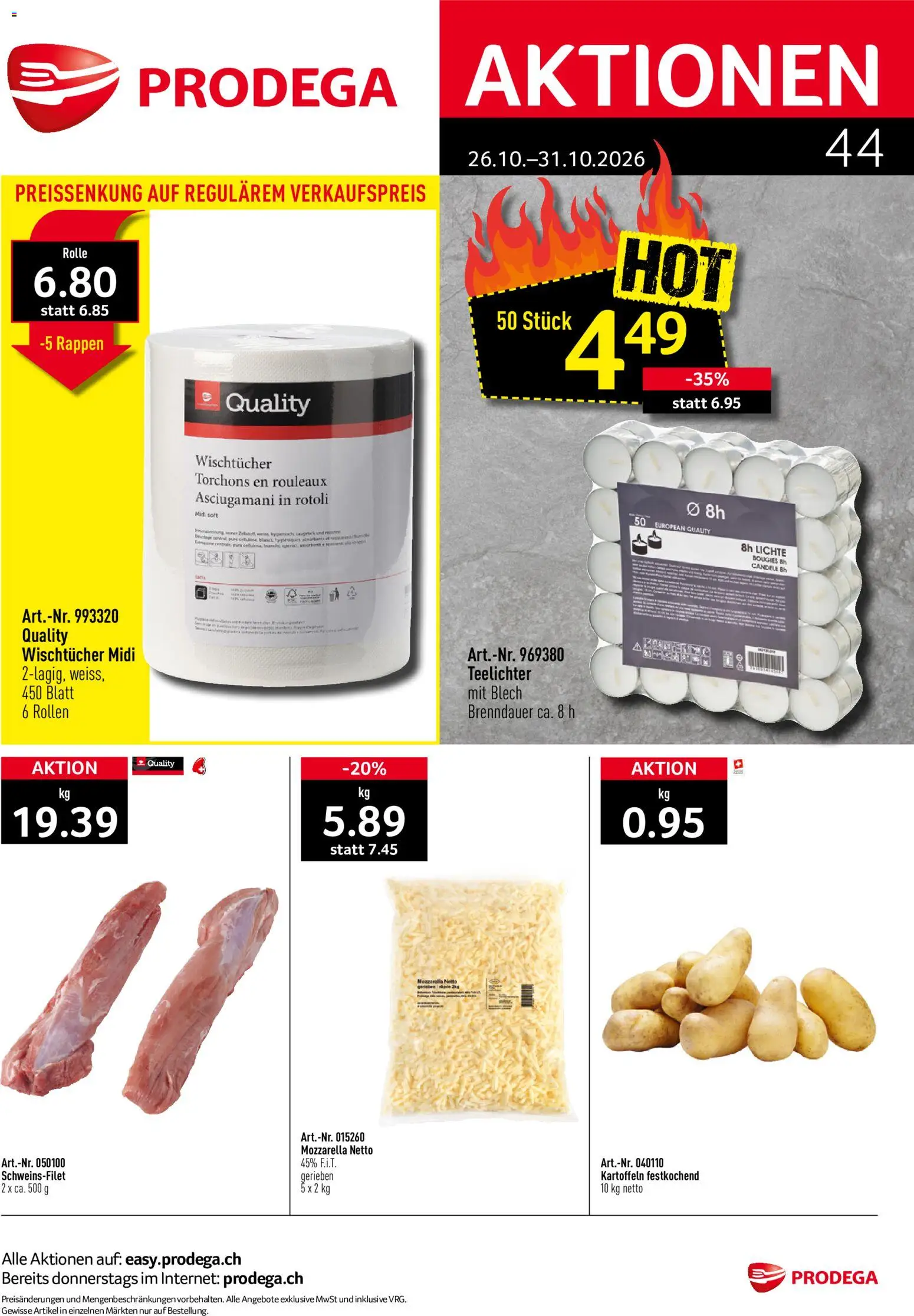 Vorschau des Merkblatts Prodega aktionen vom Shop Prodega gültig von 26.10.2026 bis 31.10.2026