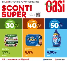 Anteprima dell'opuscolo Oasi volantino dal negozio Oasi valido da 24/09/2026